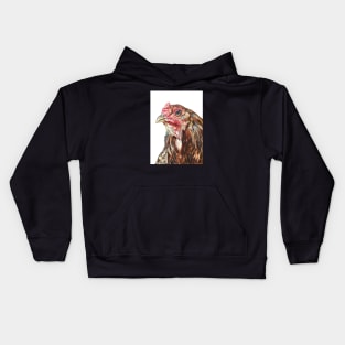 Betty, Easter Egger Hen from Spokane, WA Kids Hoodie